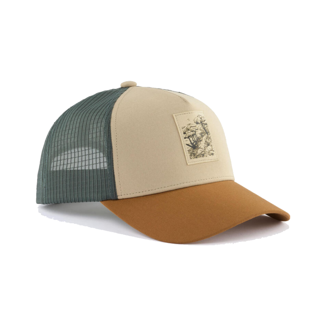 데카트론 하이킹 트러커 캡모자 트래블 500 마키아토 브라운(Decathlon Hiking Trucker Cap Travel 500 Macchiato Brown)
