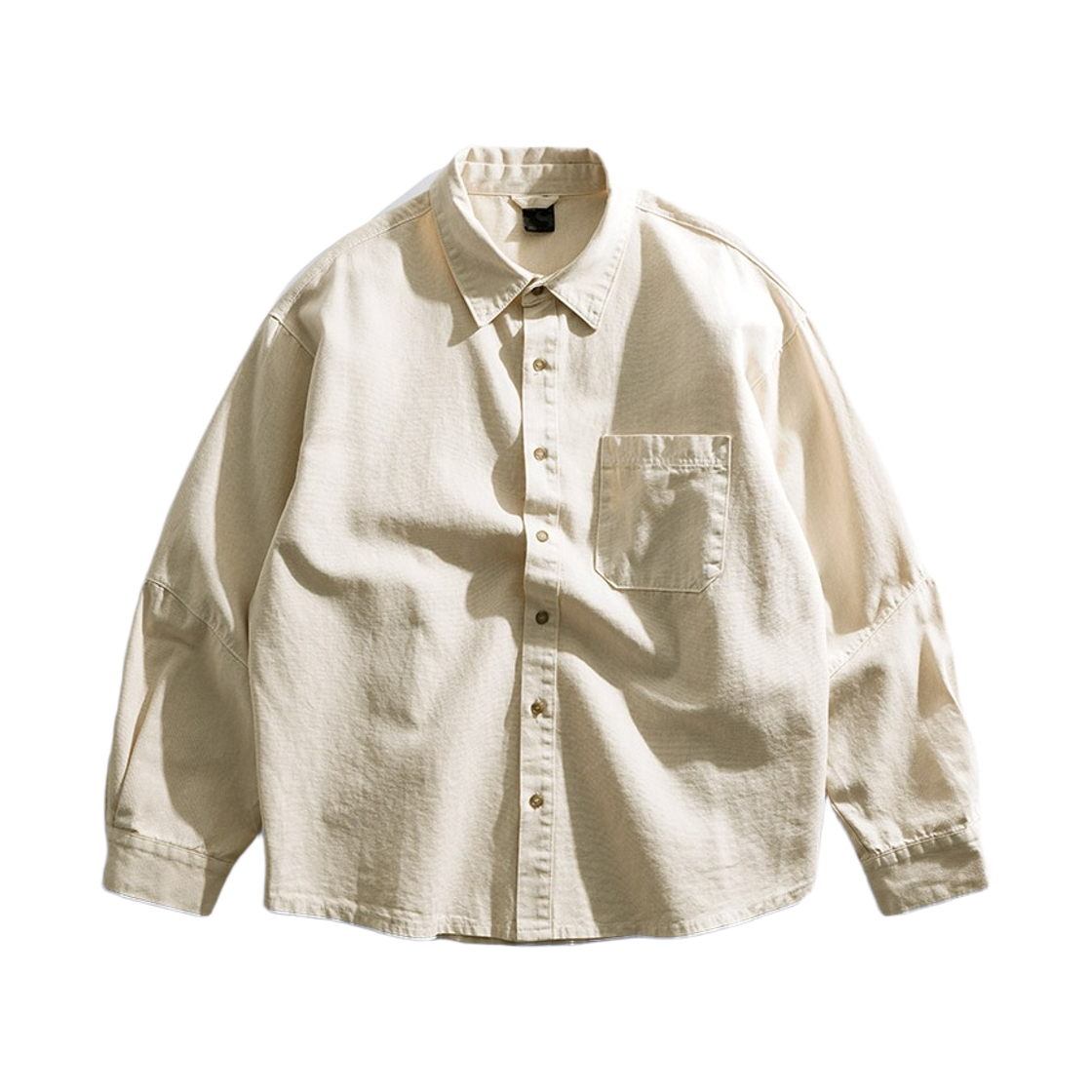 BJLS4581_Lightbeige_291 PERSTEP Ruffian Pigment Shirt Lightbeige BJLS4581
