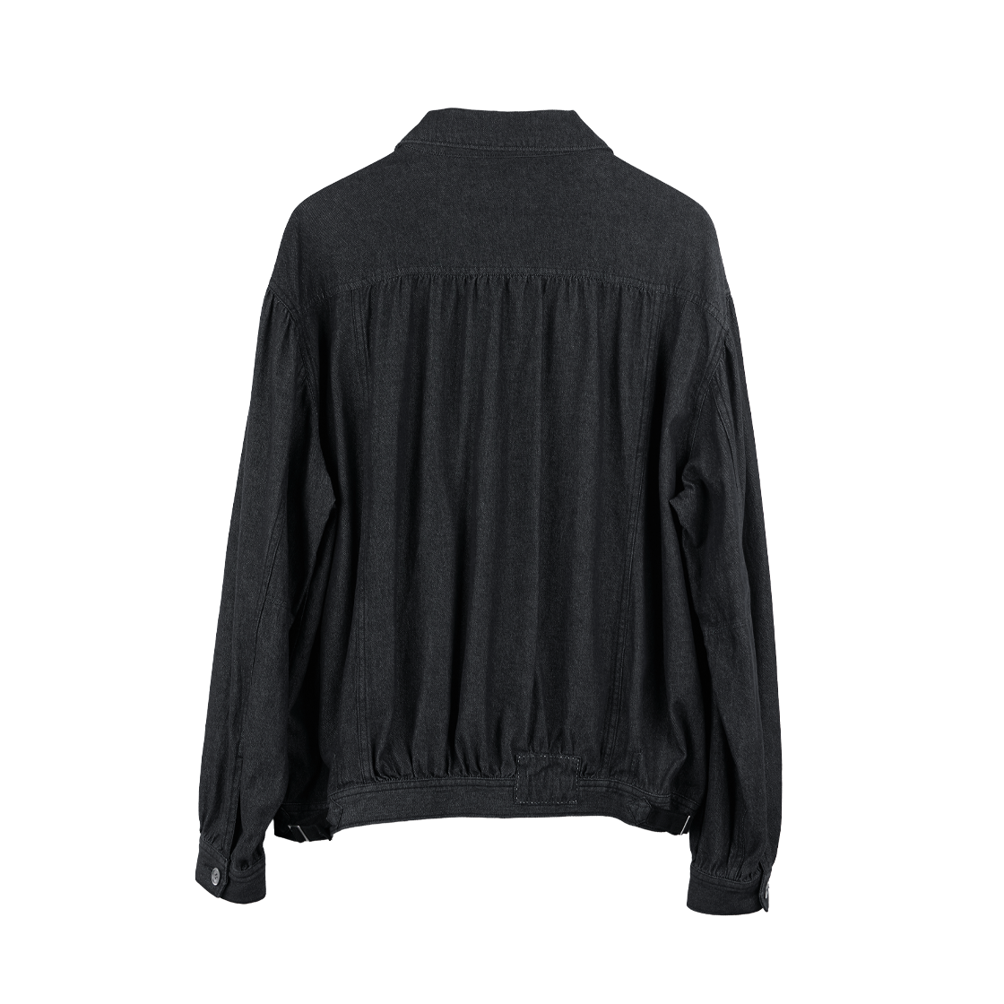 폴리테루 데님 트러커 자켓 올드 맨 다크 인디고(Polyteru Denim Trucker Jacket Old Man Dark Indigo) - 2