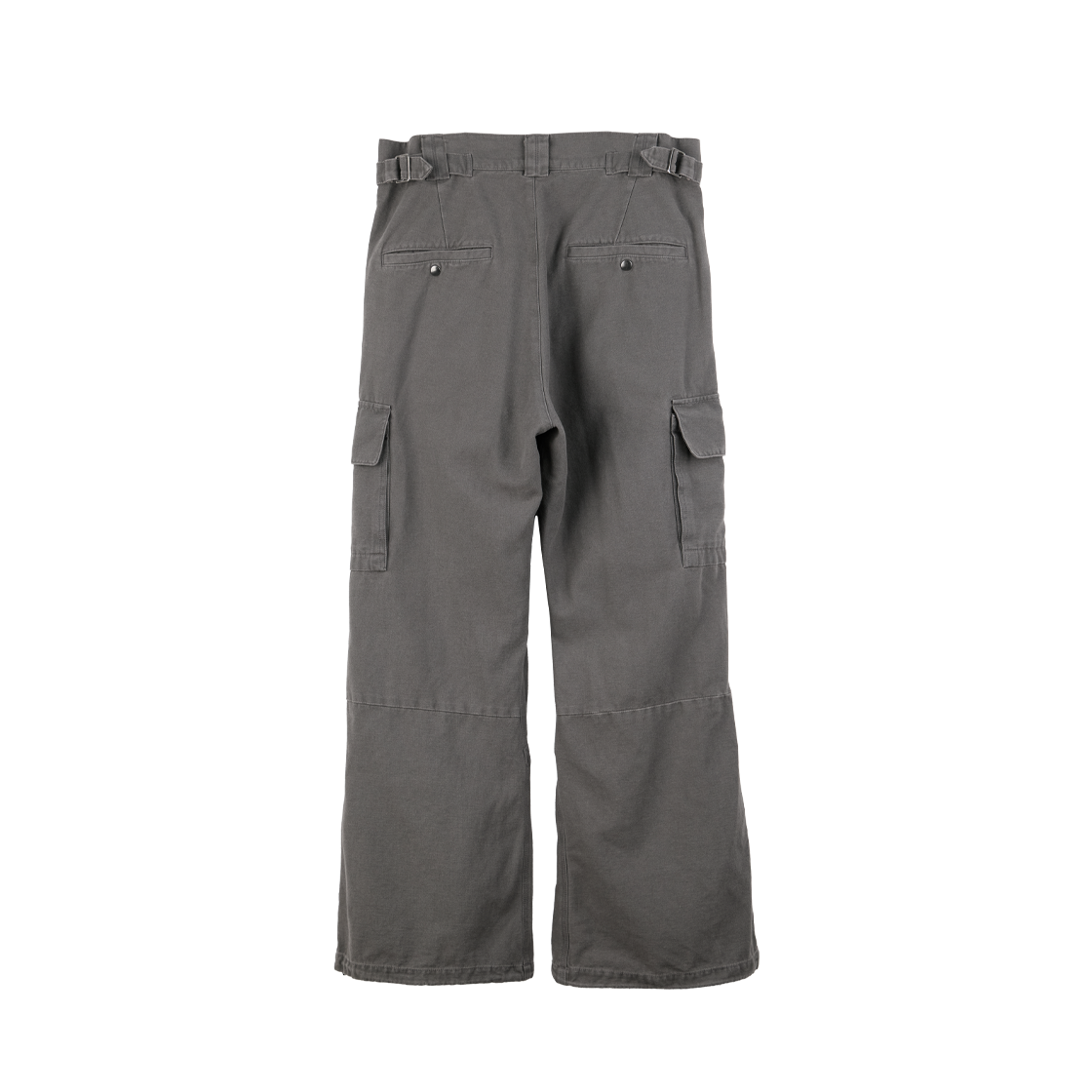 폴리테루 루즈드 카고 팬츠 워시드 카키 그레이(Polyteru Loosed Cargo Pants Washed Khaki Gray) - 2
