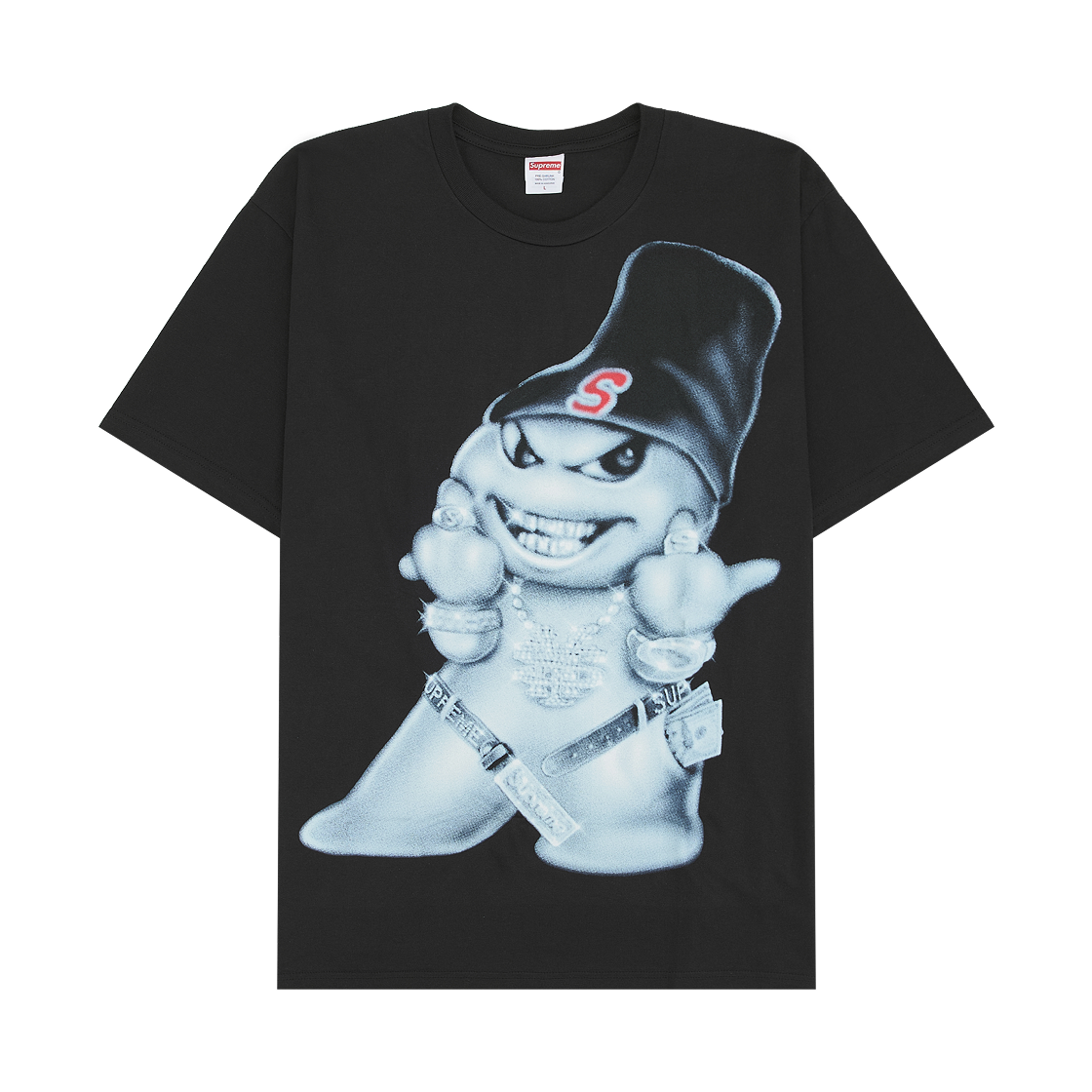 - Supreme Snowman T-Shirt Black - 25FW