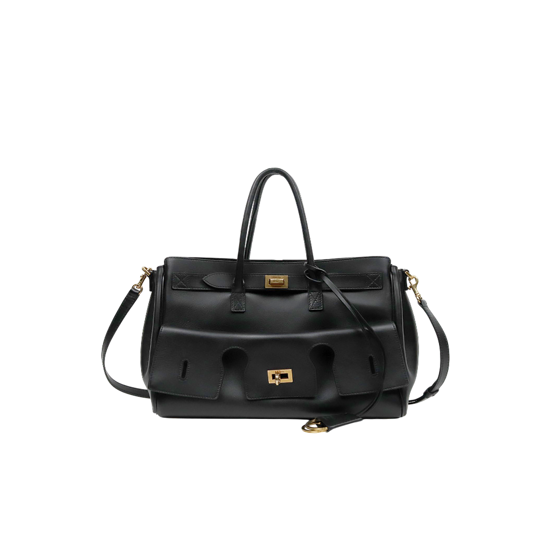 ITK2T4AUP6ME Balenciaga Black Small Bel Air Carryall