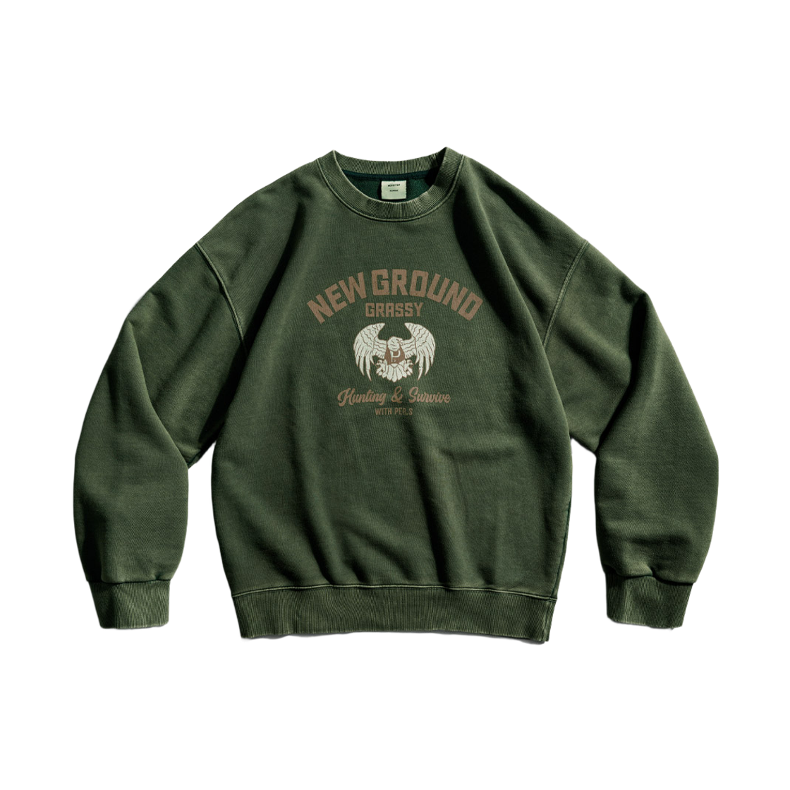 BJMT4588_Mountaingreen_291 PERSTEP Rust Sweat Shirt Mountaingreen BJMT4588