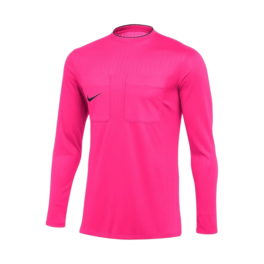 DH8027-645 Nike Dri-Fit Referee II Jersey Long Sleeve T-Shirt Hyper Pink Black (DH8027-645)