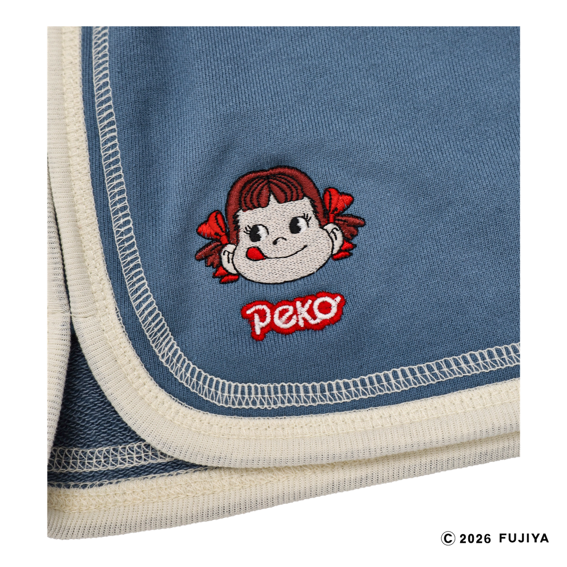 에이티엠 x 페코 로고 쇼츠 블루(Atm x Peko Logo Shorts Blue) - 5