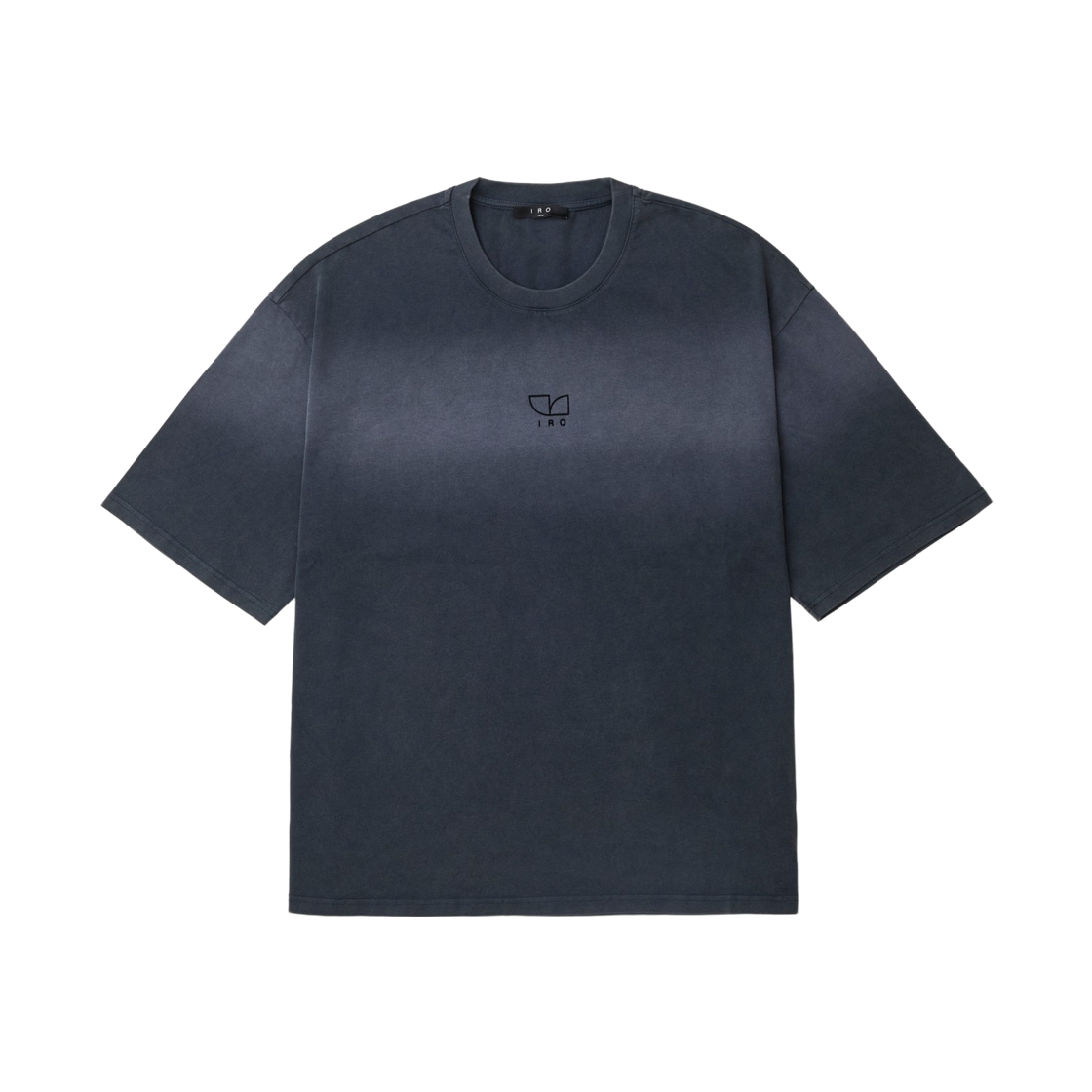 이로 킨 심플 도형 로고 반팔 티셔츠 네이비(Iro Kean Simple Geometric Logo Short-Sleeve T-Shirt Navy) - 2