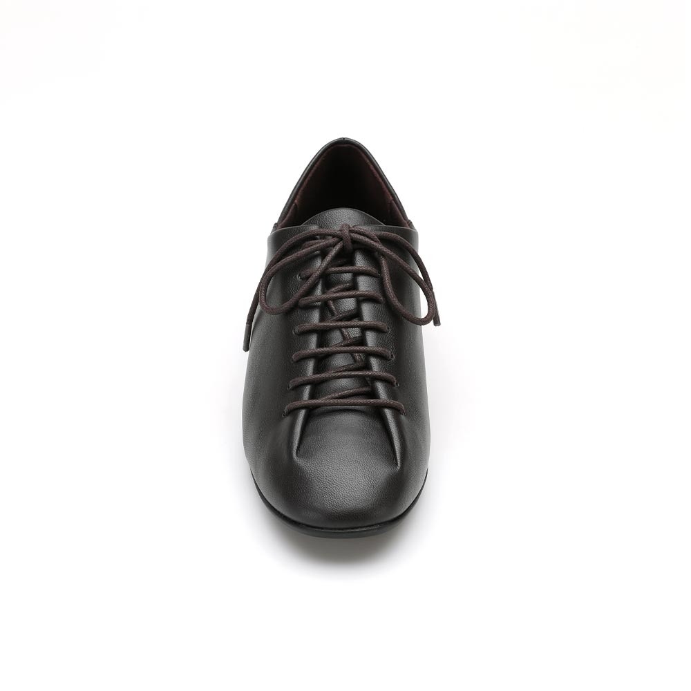 톰맥캔 라나 01 여성 레이스업 플랫 브라운(Thom McAn LANA 01 Women Lace Up Flat Brown) - 4