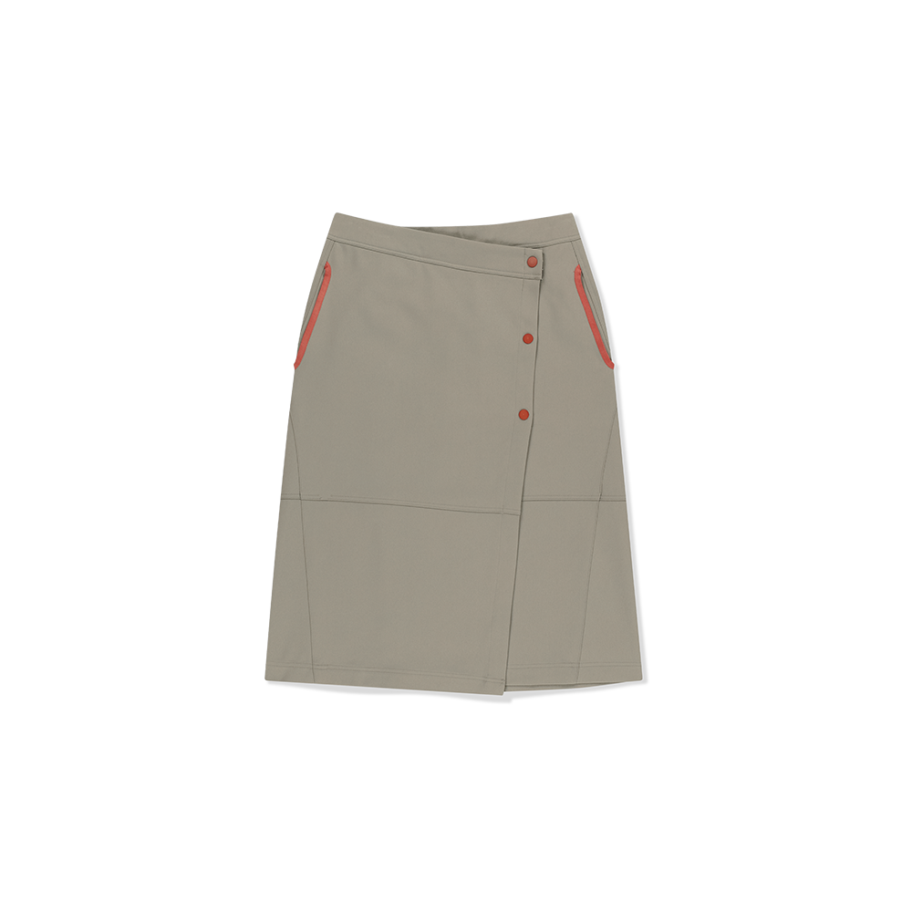 [5% 적립] 썬러브투어 벨로 랩 스커트 그레이([5% 적립] sunlovetour Velo Wrap Skirt Grey) - 1
