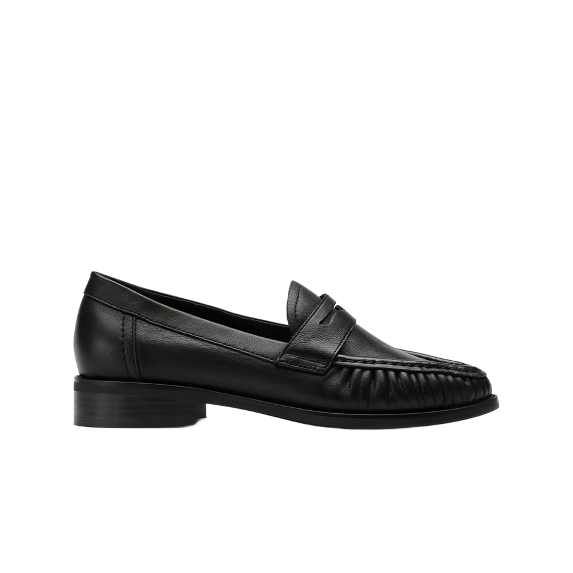 8TMNP16F1M Thom McAn NAPA 01 Women Penny Loafer Black
