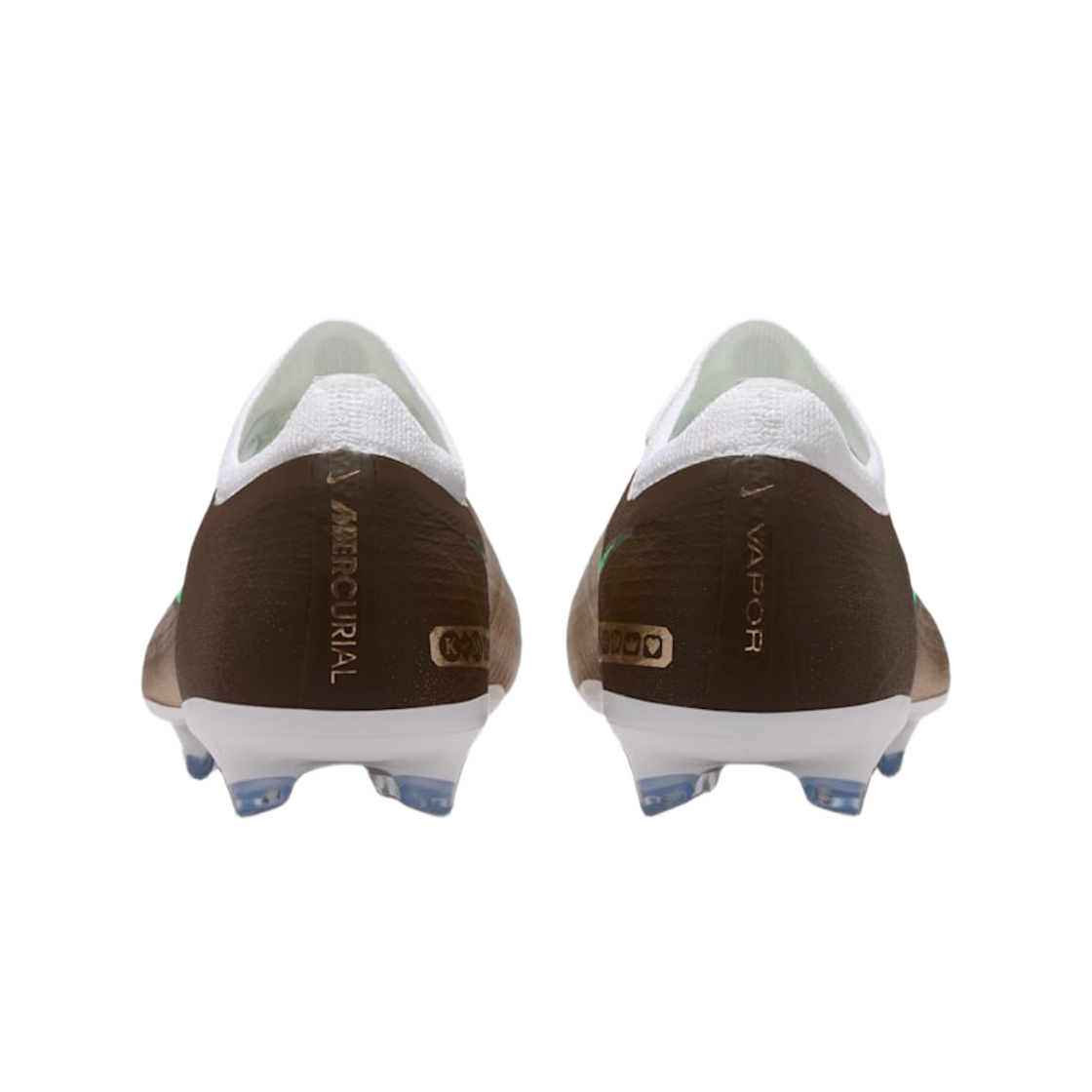 (JR) 나이키 머큐리얼 베이퍼 17 프로 메탈릭 골드 그린 글로우((JR) Nike Mercurial Vapor 17 Pro Metallic Gold Green Glow) - 3