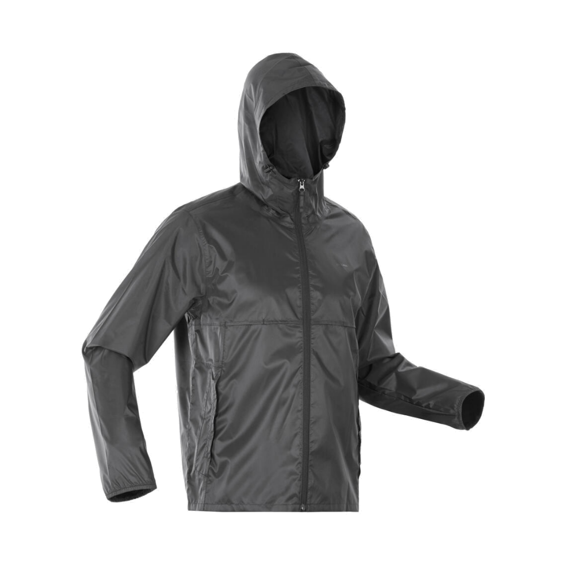 데카트론 남성 등산 방수 레인컷 재킷 스모크 블랙(Decathlon Men's Hiking Waterproof Raincut Jacket Smoke Black) - 1