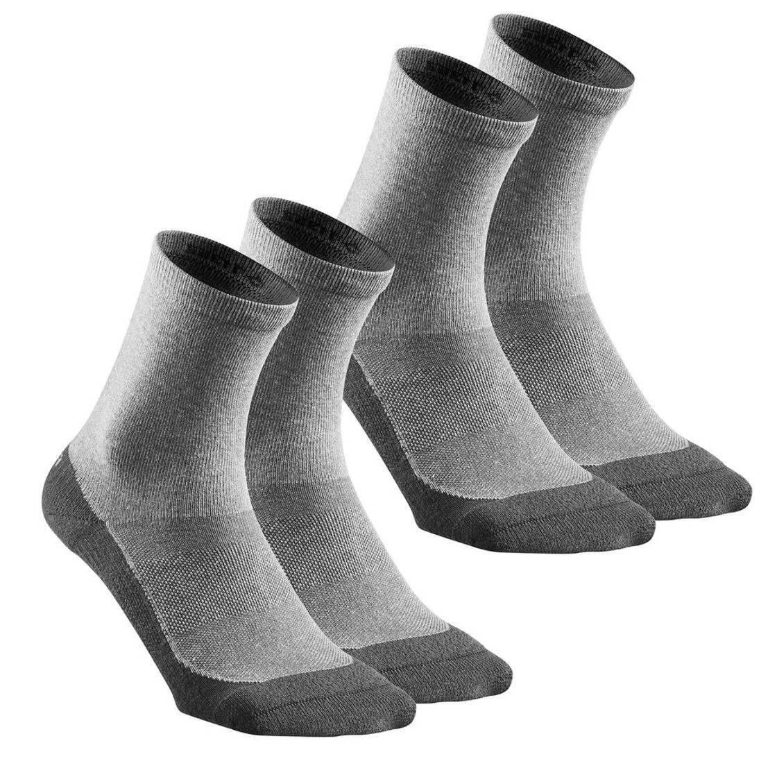 데카트론 등산 장목 양말 2켤레 하이크 50 그레이(Decathlon Hiking Long Socks 2 Pairs Hike 50 Grey) - 6