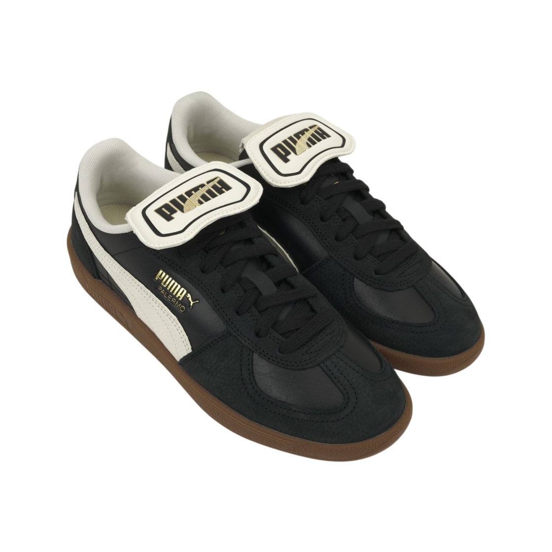 푸마 팔레르모 프리미엄 블랙 웜 화이트(Puma Palermo Premium Black Warm White) - 4