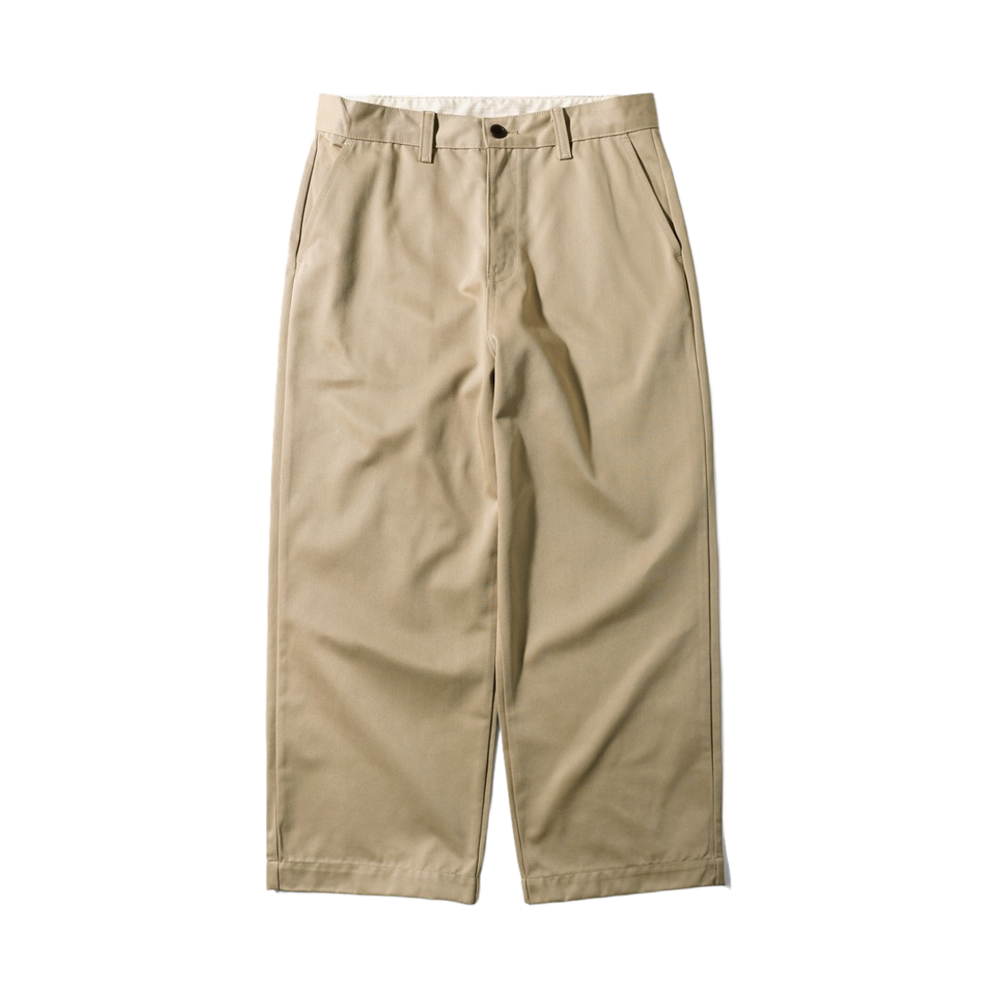 JULP4687_Beige_291 PERSTEP Mix Wide Chino Pants Beige JULP4687