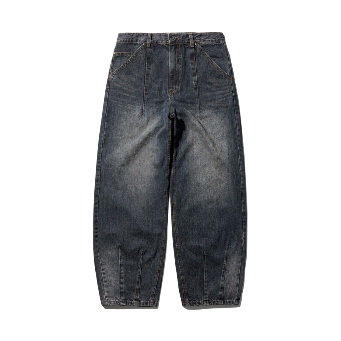 MMLP6852_Deepblue_29 EZKATON Angle Balloon Wide Denim Pants Deepblue MMLP6852
