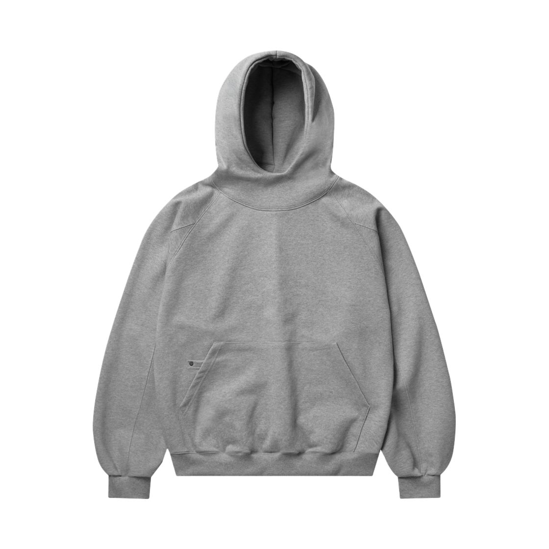 MMHD6924_gray_29 EZKATON Ark Neck Hoodie Gray MMHD6924