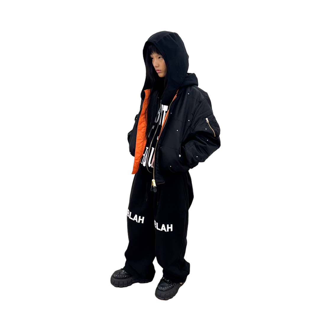 제노리포트 배드 리버시블 봄버 블랙(XENOREPORT Bad Reversible Bomber Black) - 6