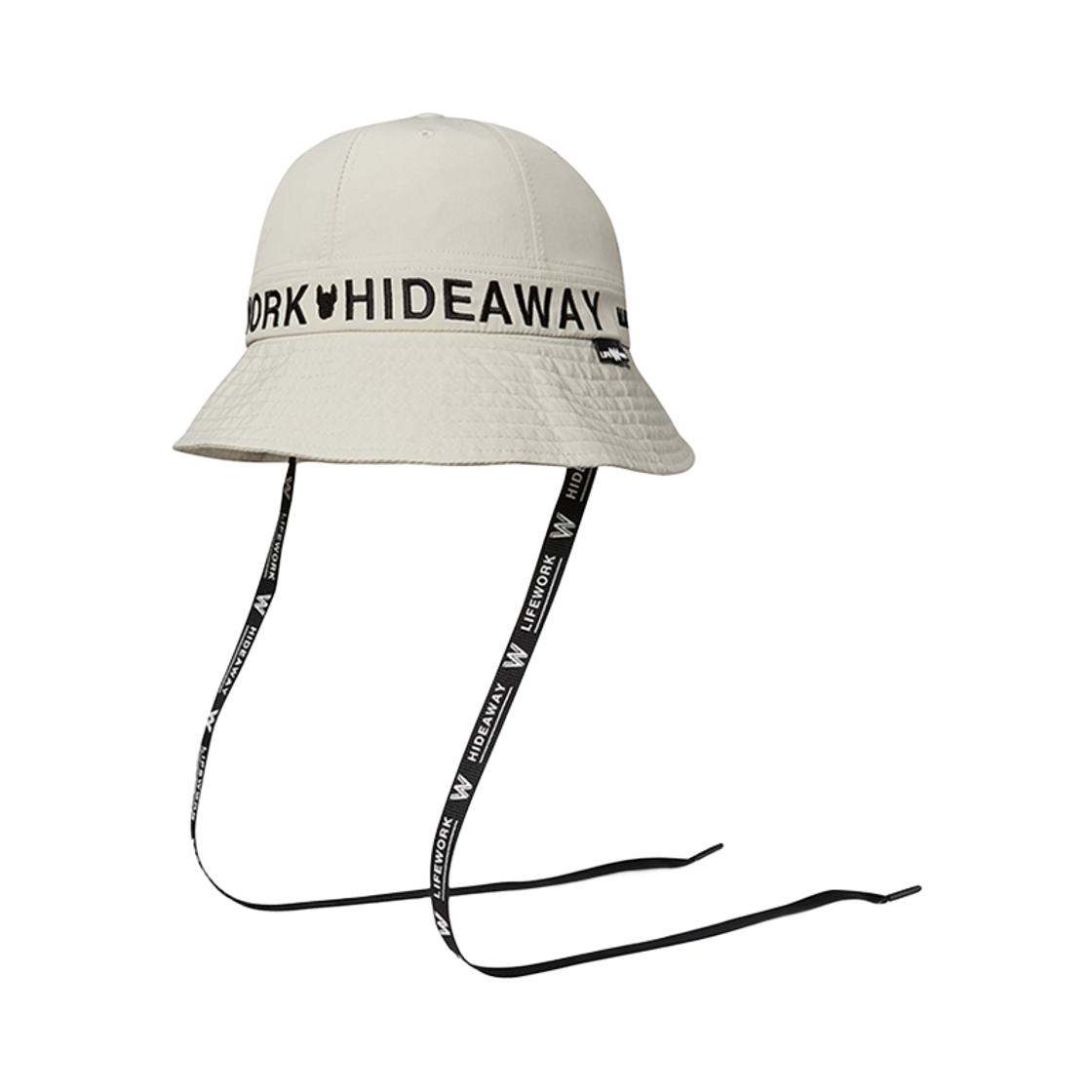 라이프워크 로고 자수 스트링 버킷햇_LW235CP416(Lifework Logo Embroidered String Bucket Hat_LW235CP416) - 2
