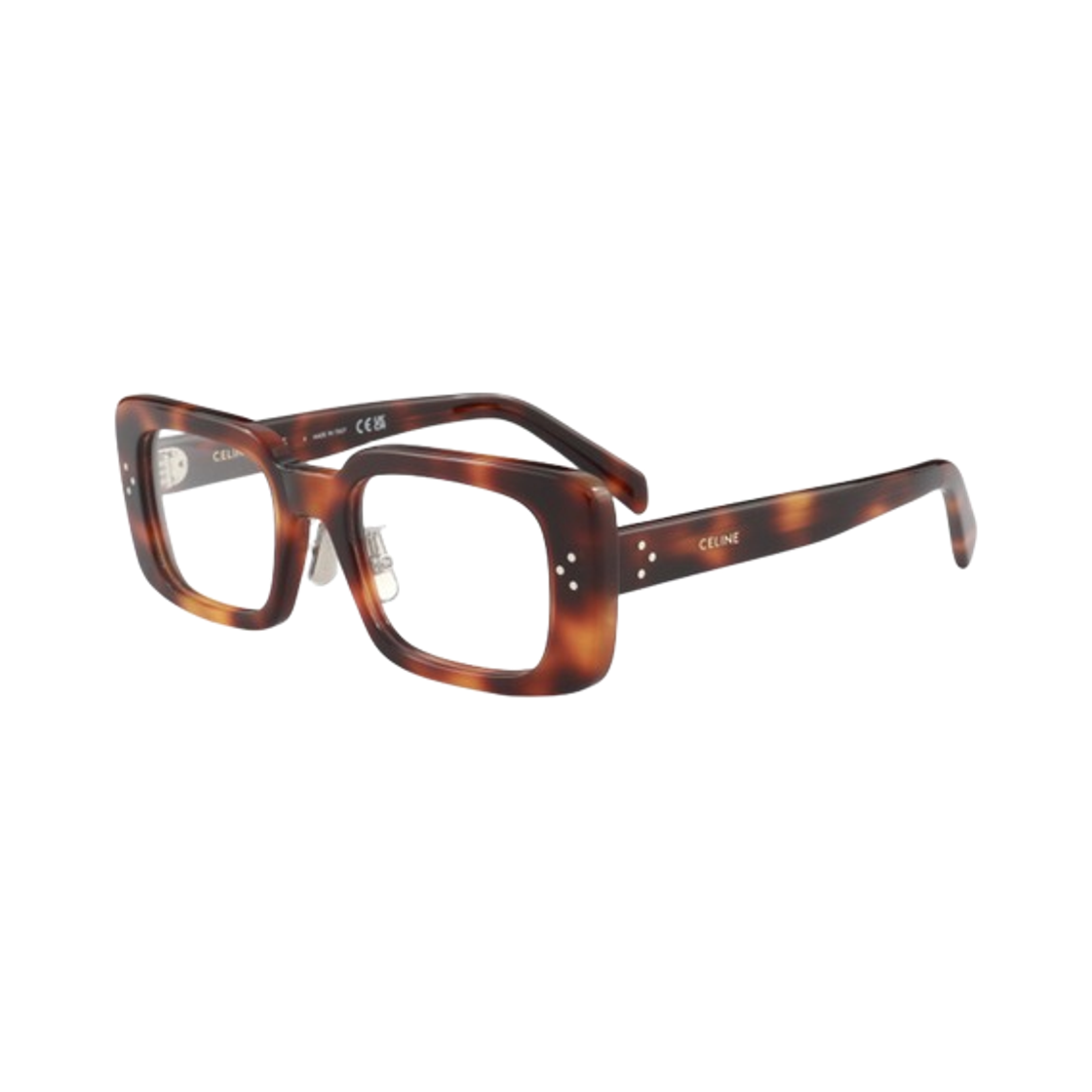 셀린느 3 닷 스퀘어 글라스 아세테이트 하바나(Celine 3 Dots Square Glasses in Acetate Havana) - 2