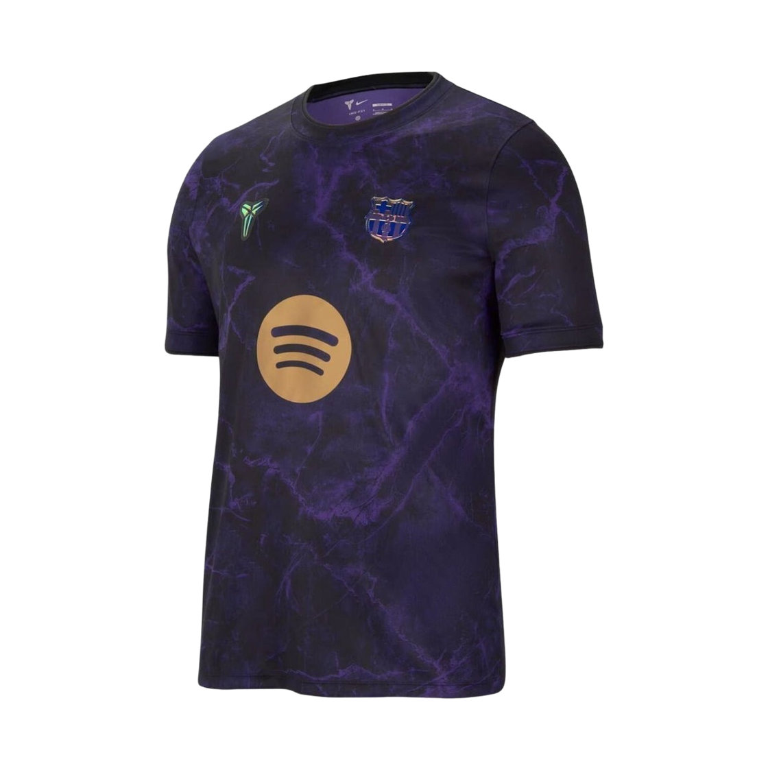 IQ1292-505 Nike FC Barcelona Away Kobe Soccer Pre-Match Top Field Purple Black (IQ1292-505) (Non-Marking Ver.)
