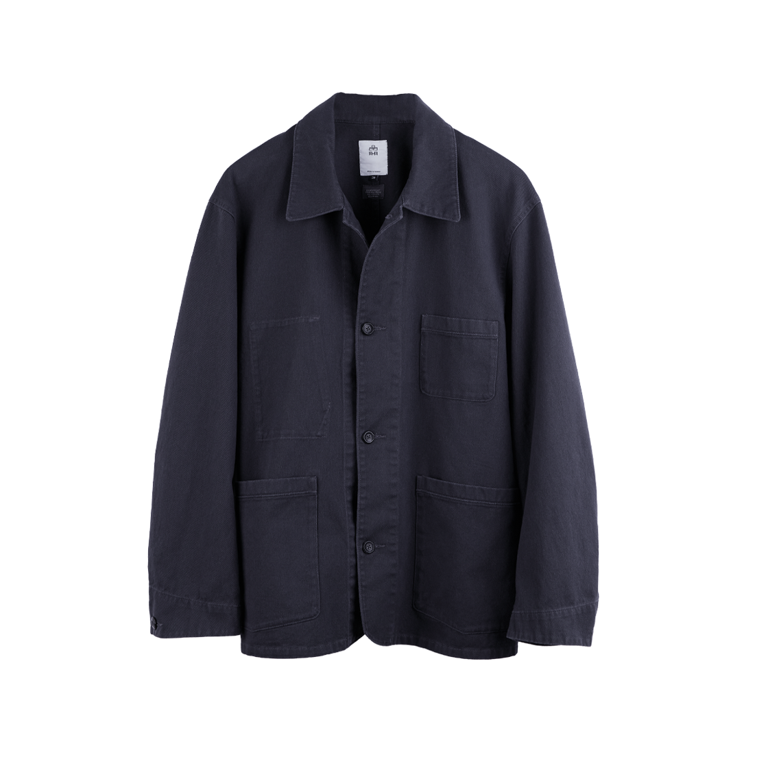 폴리테루 초어 자켓 (커버올 자켓) 다크 네이비(Polyteru Chore Jacket (Coverall Jacket) Dark Navy)