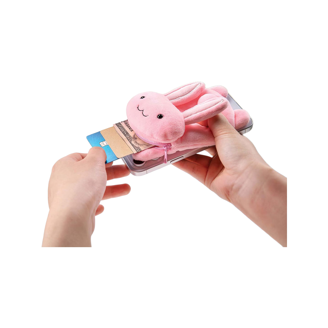 맥모지 폰 뒤에 찰싹! 붙이는 인형+파우치(Magmoji — A Plush Doll & Pouch That Snaps Right Onto Your Phone!) - 1