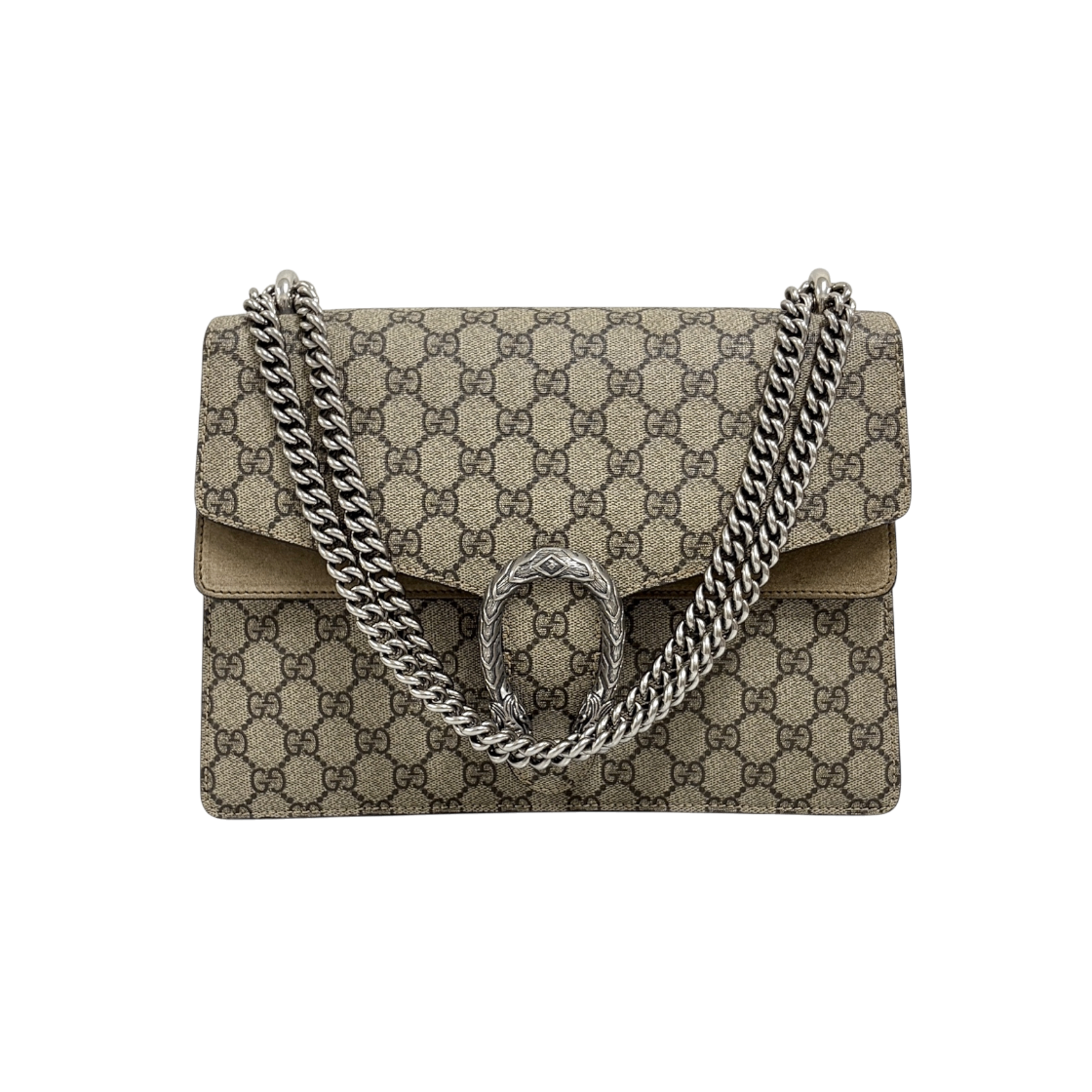 구찌 디오니소스 GG 수프림 미듐 체인 숄더백(Gucci Dionysus GG Supreme Medium Chain Shoulder Bag)
