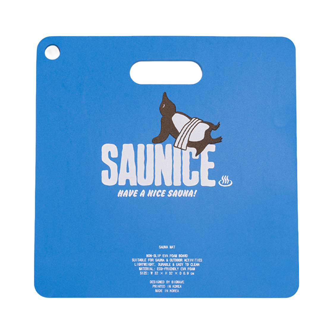 빅웨이브 컬렉티브 사우나이스 사우나 매트 블루(BIGWAVE COLLECTIVE Saunice Sauna Eva Matt Blue)