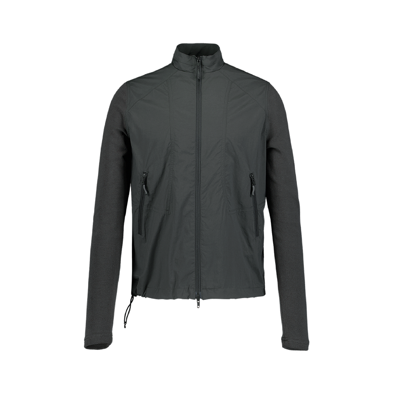 언더마이카 립 콤비 나일론 저지 딥 세이지 그레이(Undermycar Rib Combi Nylon Jersey Deep Sage Gray)