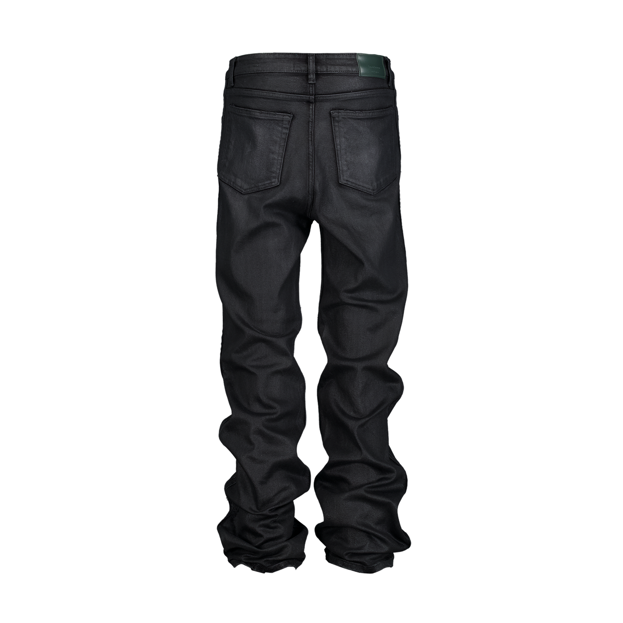 언더마이카 사이드 트랙 코티드 배기 진 코티드 블랙(Undermycar Side Track Coated Baggy Jeans Coated Black) - 3