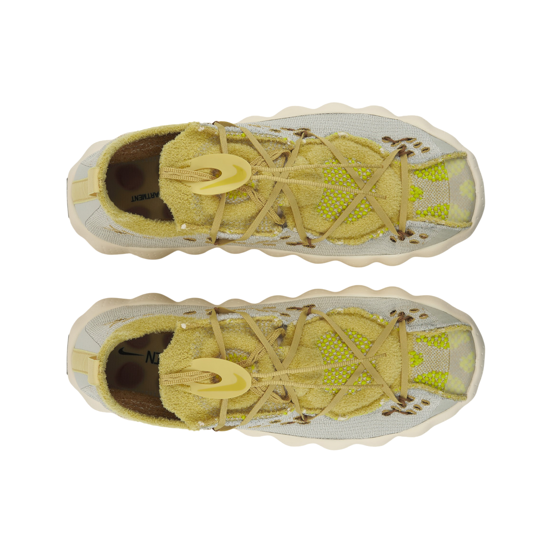 나이키 마인드 002 플라이니트 QS 라이트 본 앤 새턴 골드(Nike Mind 002 FK QS Light Bone and Saturn Gold) - 5