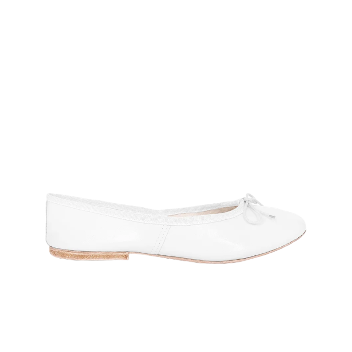 PO-DS-10 (W) E.Porselli Ballet Flats White