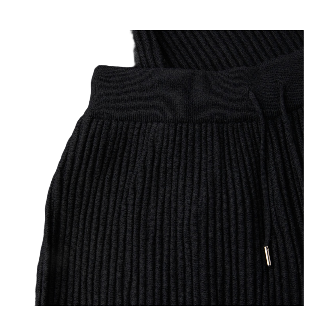이로 디라이브 니트 플리츠 팬츠 블랙(Iro Derives Knit Pleated Pants Black) - 5
