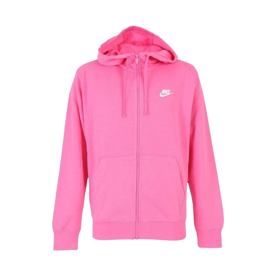 BV2649-684 Nike NSW Club Full Zip Hoodie Pinksicle White - Asia