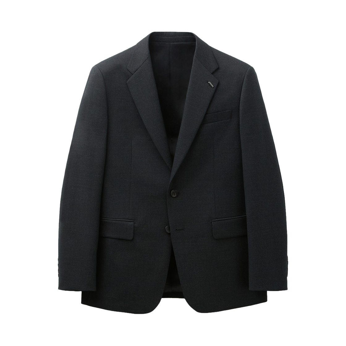 커스텀멜로우 에센셜 그레이 울 블렌드 트윌 수트 자켓 다크 그레이(Customellow Essential Wool Blend Twill Suit Jacket Dark Gray) - 1