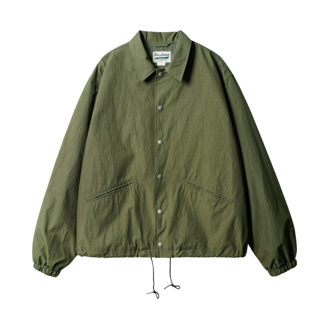 JUOT4756_khaki_29 PERSTEP Vestige Coach Jacket Khaki JUOT4756