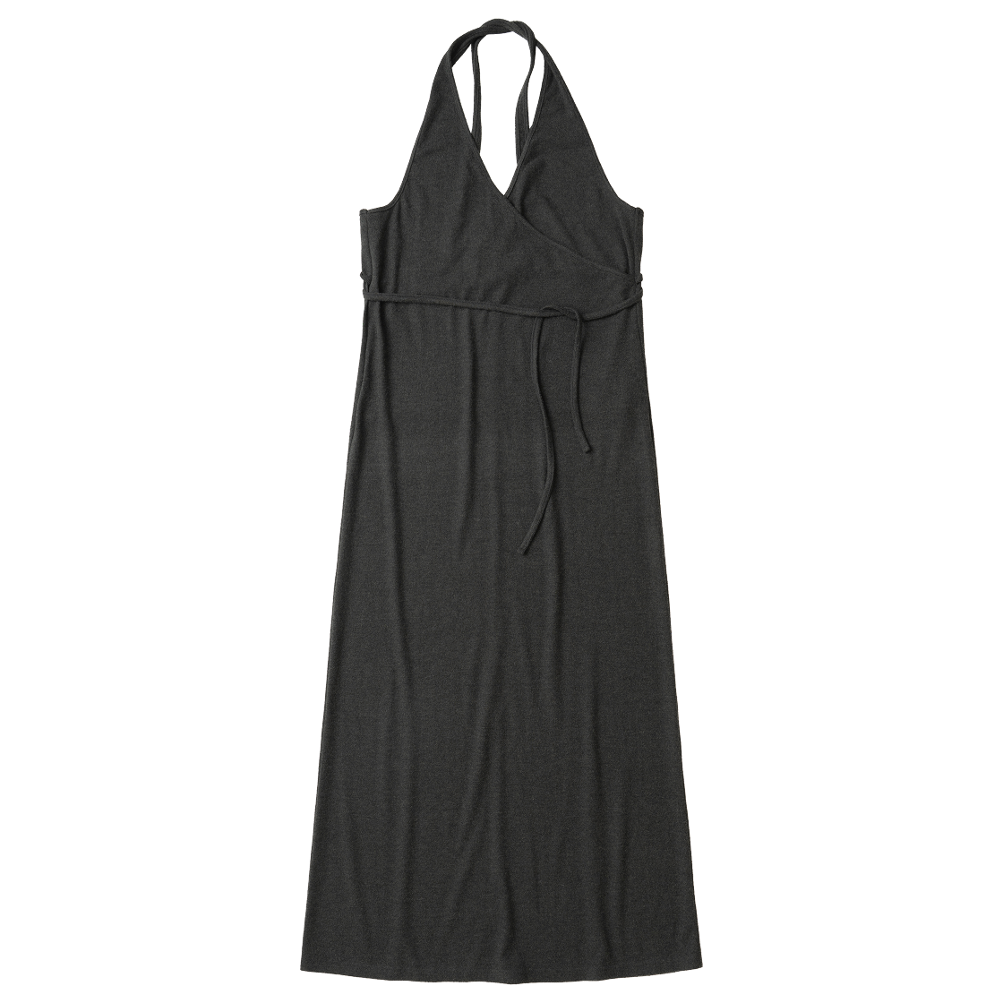 에토아 에이프런 레이어드 저지 드레스 차콜(aetoa Apron Layered Jersey Dress Charcoal)