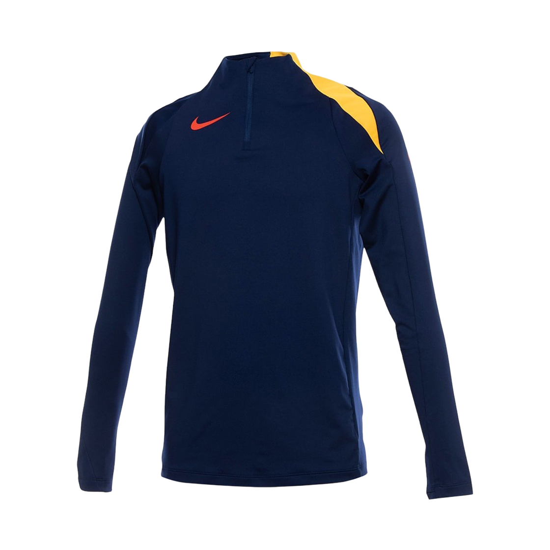 HV6403-492 Nike Strike Dri-Fit Football Drill Top Blue Void Laser Orange - Asia