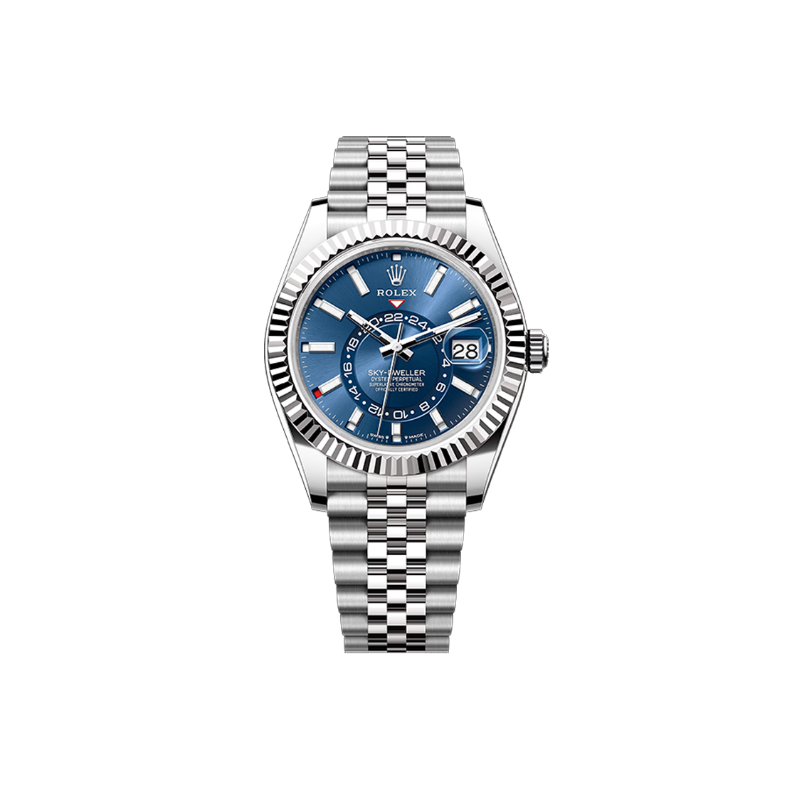 ITSKTN9AEFR8 Rolex Sky Dweller Blue Dial Jubilee