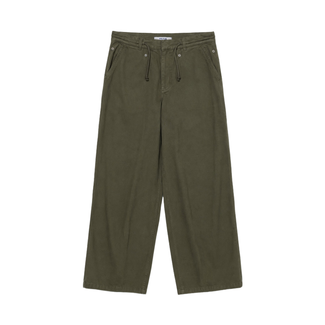 프리터 엠브로이더드 에이프런 팬츠 카키(FRITUR Embroidered Apron Pants Khaki_F263PT15) - 2