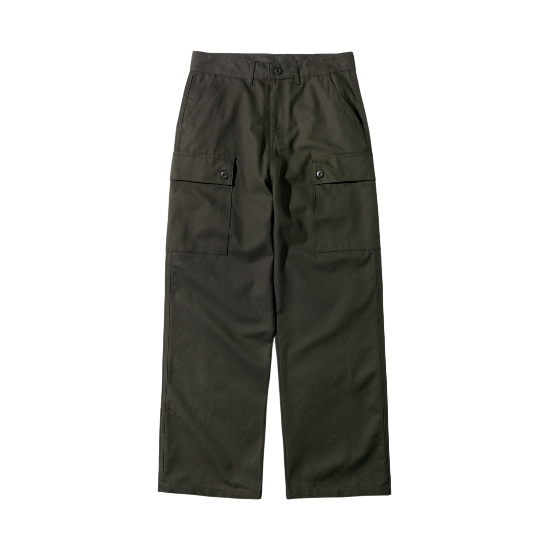 JYLP4694_Blackkhaki_292 PERSTEP New Line Cargo Wide Work Pants Blackkhaki JYLP4694