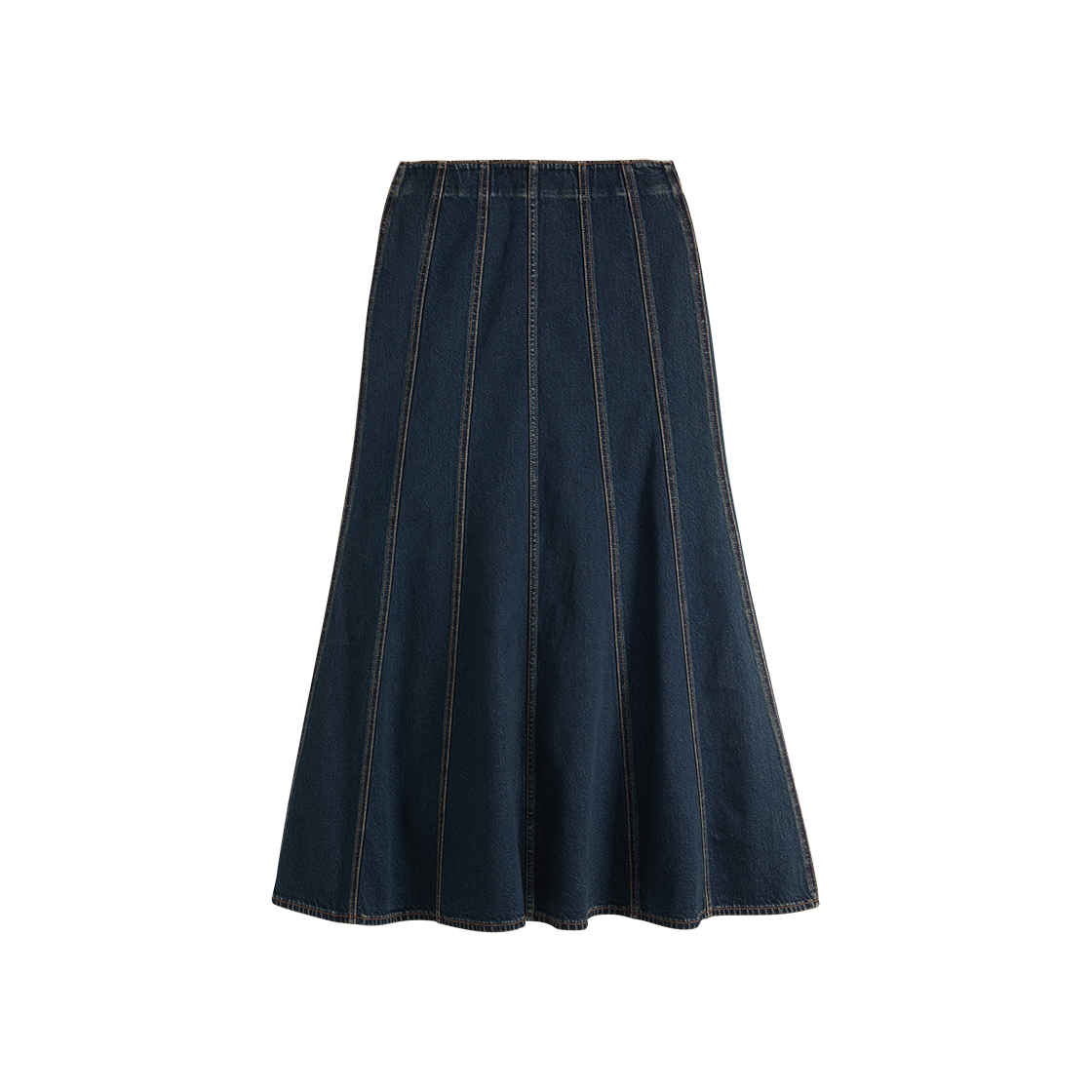 리바이스 심드 플레어 스커트 미디엄 인디고(Levi's Seamed Flare Skirt Light Indigo) - 1