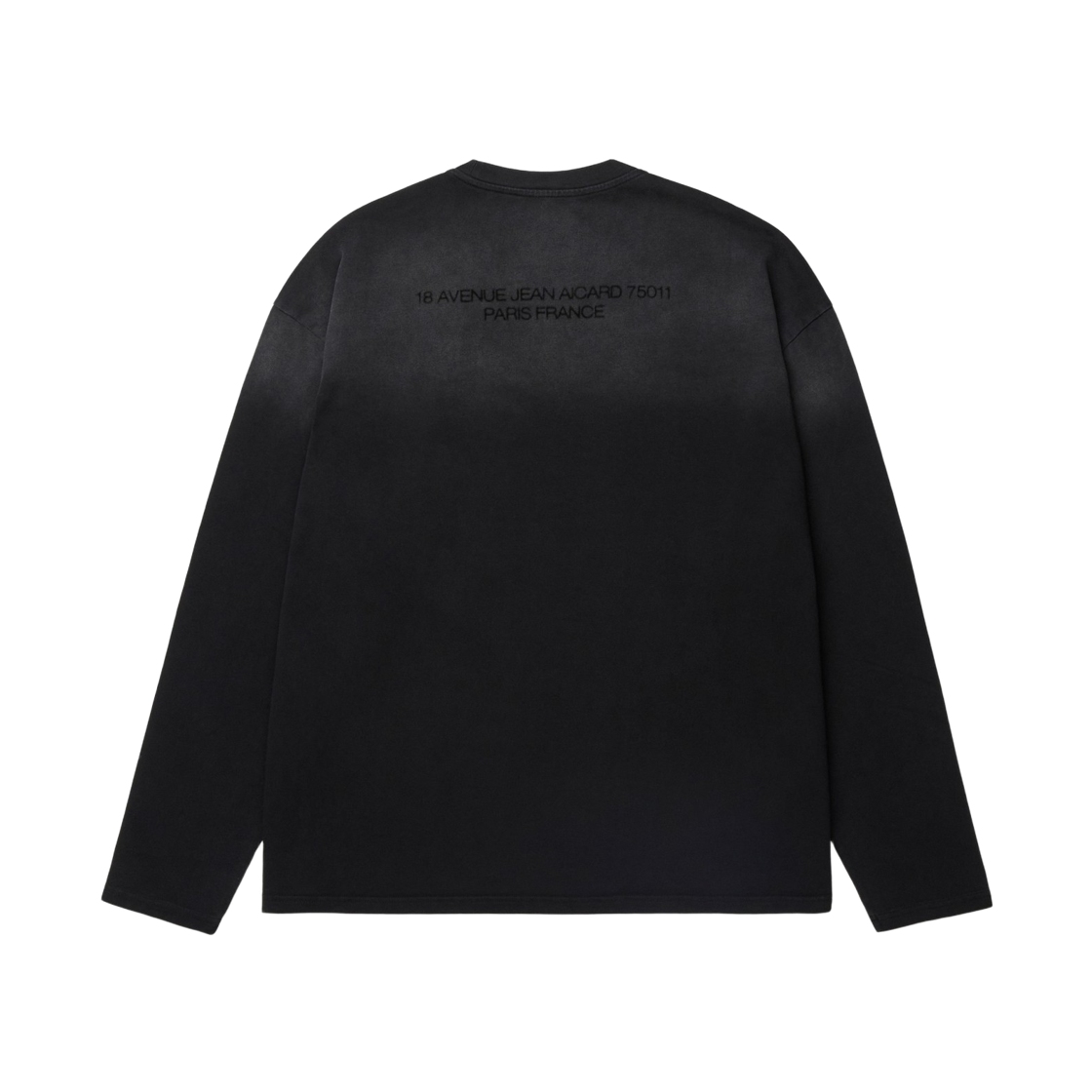 이로 키아누 심플 도형 로고 긴팔 티셔츠 블랙(Iro Keanuu Simple Geometric Logo Long-Sleeve T-Shirt Black) - 3