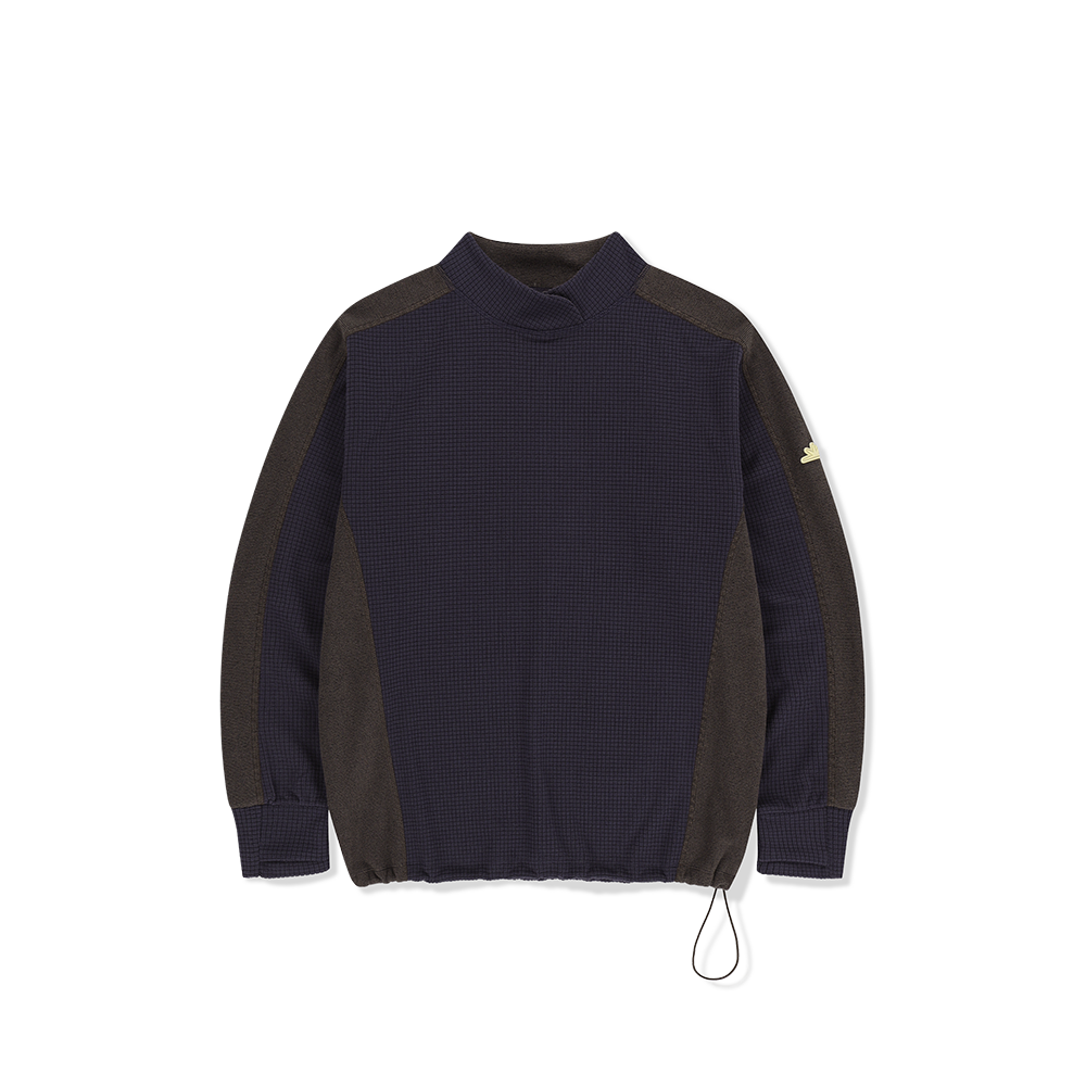 [5% 적립] 썬러브투어 그리드 플리스 풀오버 네이비([5% 적립] sunlovetour Grid Fleece Pullover Navy)