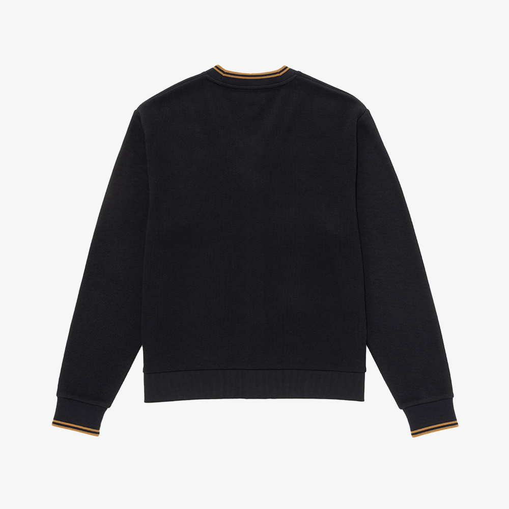 프레드페리 팁드 피케 가디건 블랙(Fred Perry Tipped Pique Cardigan Black) - 2