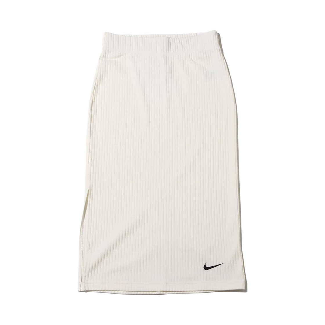 DV7957-133 (W) Nike High-Waisted Ribbed Jersey Skirt Sail Black - Asia