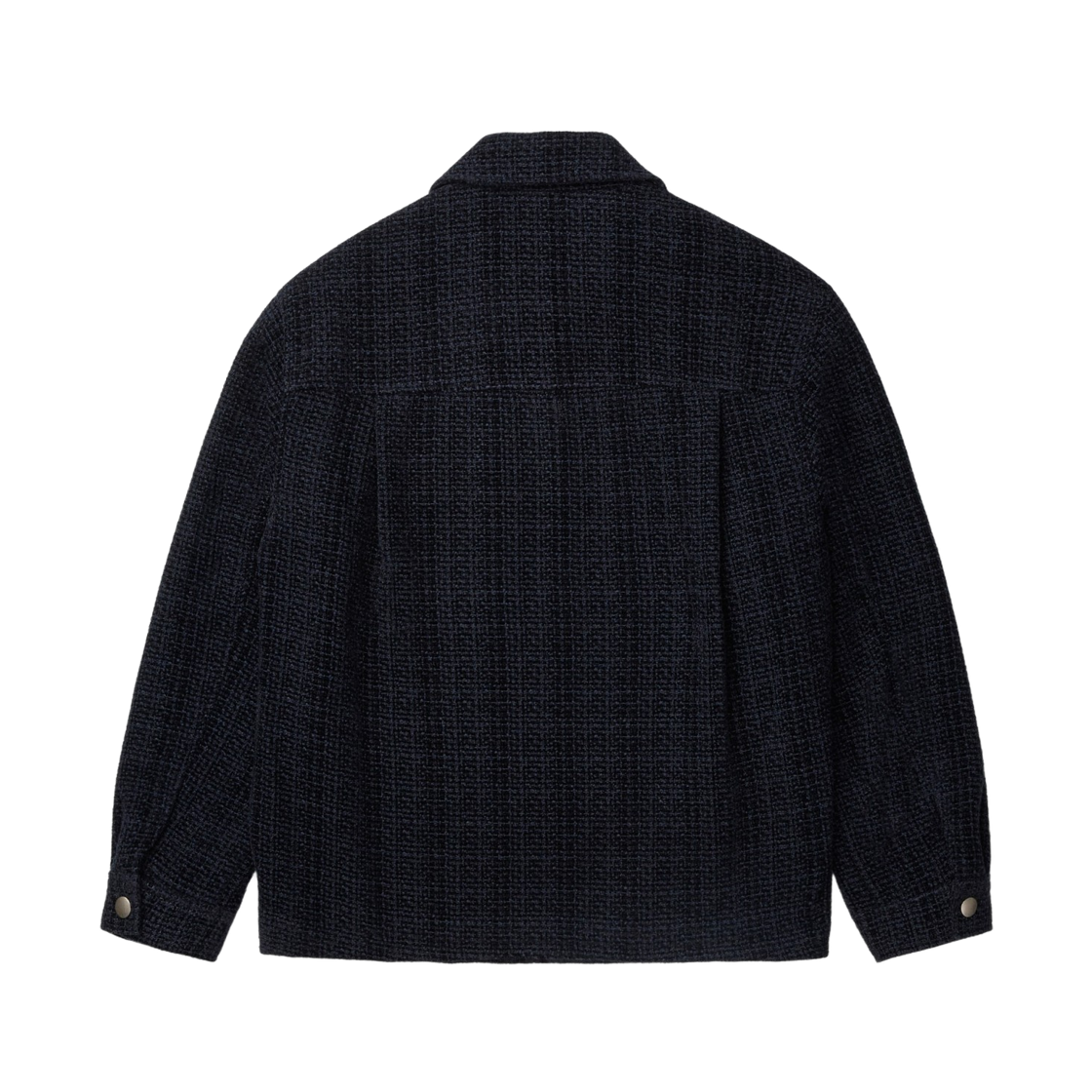 이로 세노르 트위드 집업 셔켓 네이비(Iro Cenor Tweed Zip-Up Shirt Jacket Navy) - 3