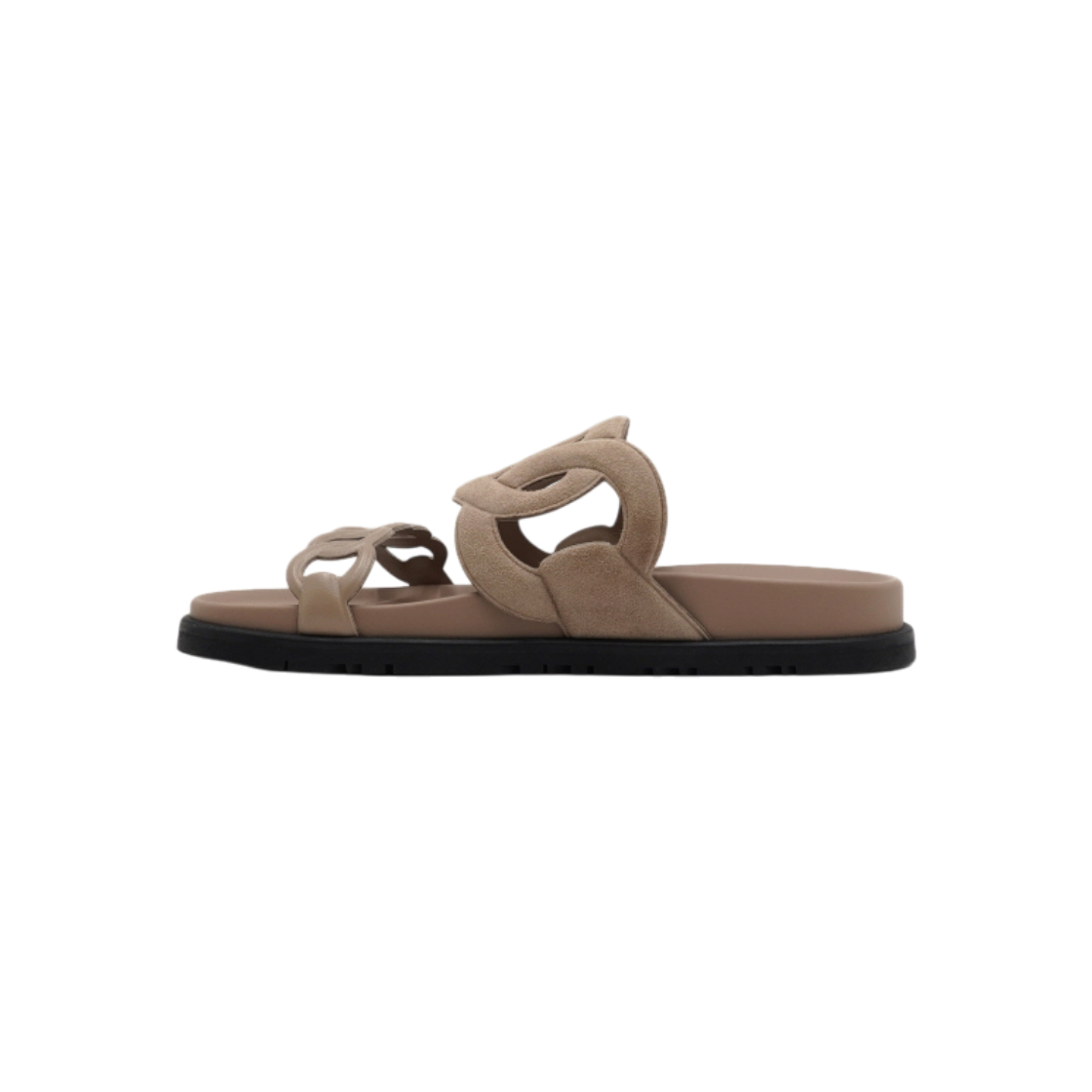 ITRS7HALS83F Hermes Beige Sable Suede Extra Nappa Sandals