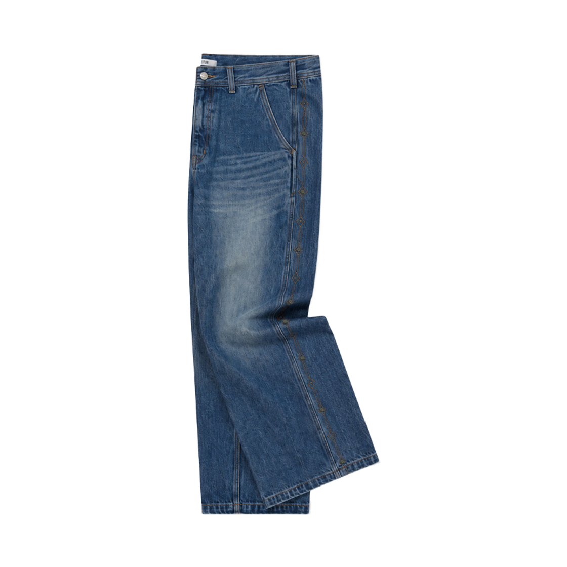 프리터 보호 사이드 엠브로이더드 데님 블루(FRITUR Boho-Side Embroidered Denim Blue_F263DE04) - 2
