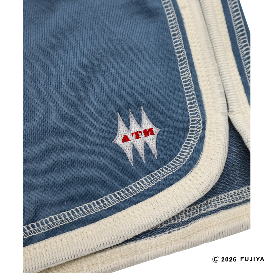 에이티엠 x 페코 로고 쇼츠 블루(Atm x Peko Logo Shorts Blue) - 3